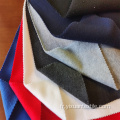 100% tissu à tricot molle à toison filé en polyester